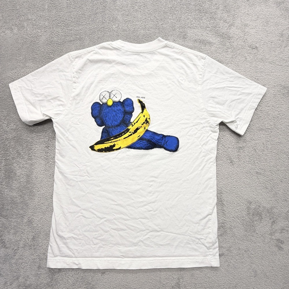 KAWS + WARHOL x UNIQLO UT Collcetion UT Shirts White Large Mens
